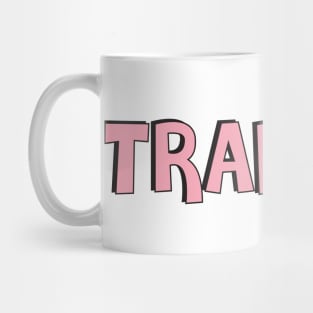 Film Crew On Set - Transpo - Pink Text - Front Mug